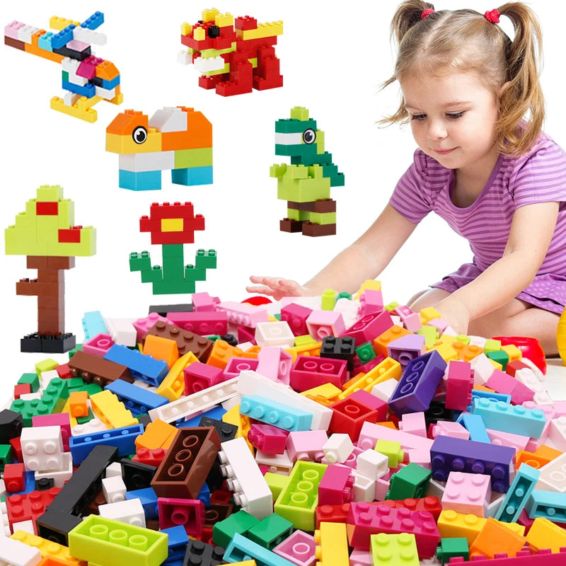 1000 Pieces DIY Creative Building Blocks Bulk Sets City Classic Bricks